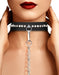 Collier-Laisse à Strass Diamond Studded Noir