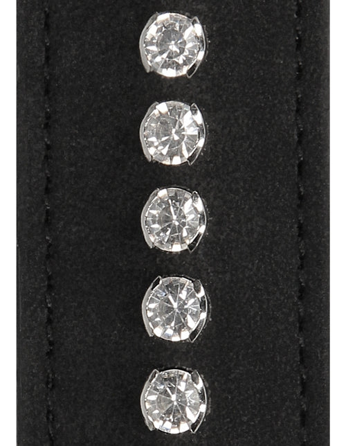 Collier-Laisse à Strass Diamond Studded Noir