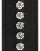 Collier-Laisse à Strass Diamond Studded Noir