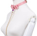 Collier Laisse Bow Rose