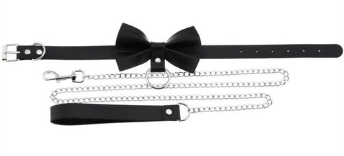 Collier Laisse Bowy Slave Noir