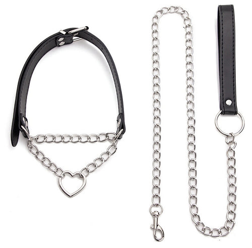 Collier-Laisse HEART CHAIN 80cm