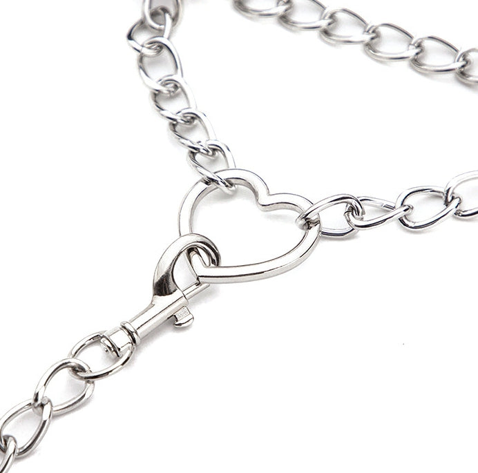Collier-Laisse HEART CHAIN 80cm