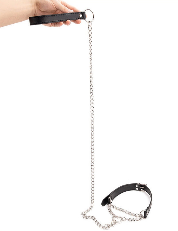 Collier-Laisse HEART CHAIN 80cm