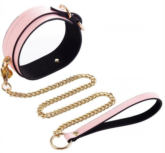 Collier-Laisse phosphorescent Luminous Rose