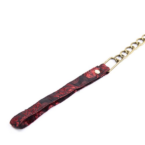 Collier Laisse SCANDAL Rouge