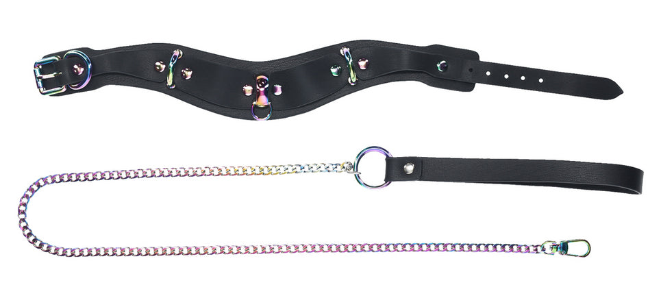 Collier-Laisse Venise Noir