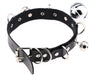 Collier sexy avec Grelots Noir
