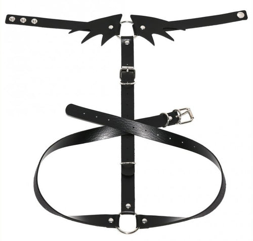 Collier Sm ceinture Belt Wing Noir