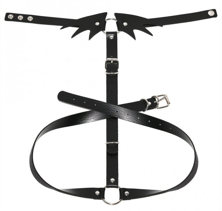 Collier Sm ceinture Belt Wing Noir