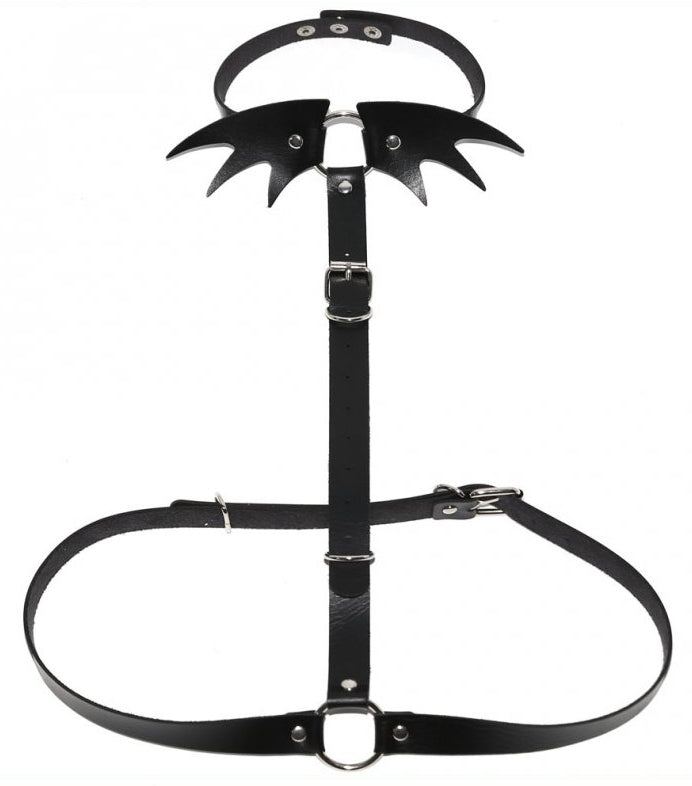 Collier Sm ceinture Belt Wing Noir