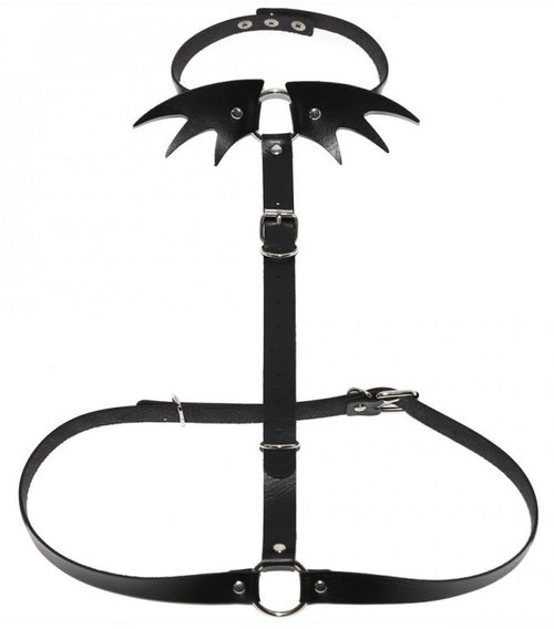 Collier Sm ceinture Belt Wing Noir