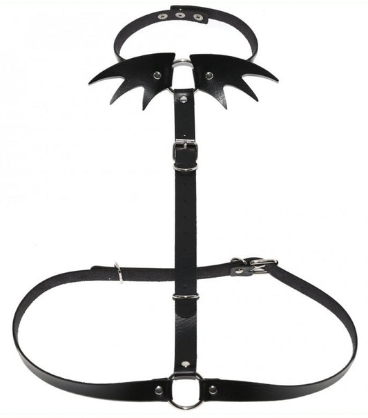 Collier Sm ceinture Belt Wing Noir