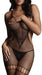 Combi sexy Net High Neck Noir