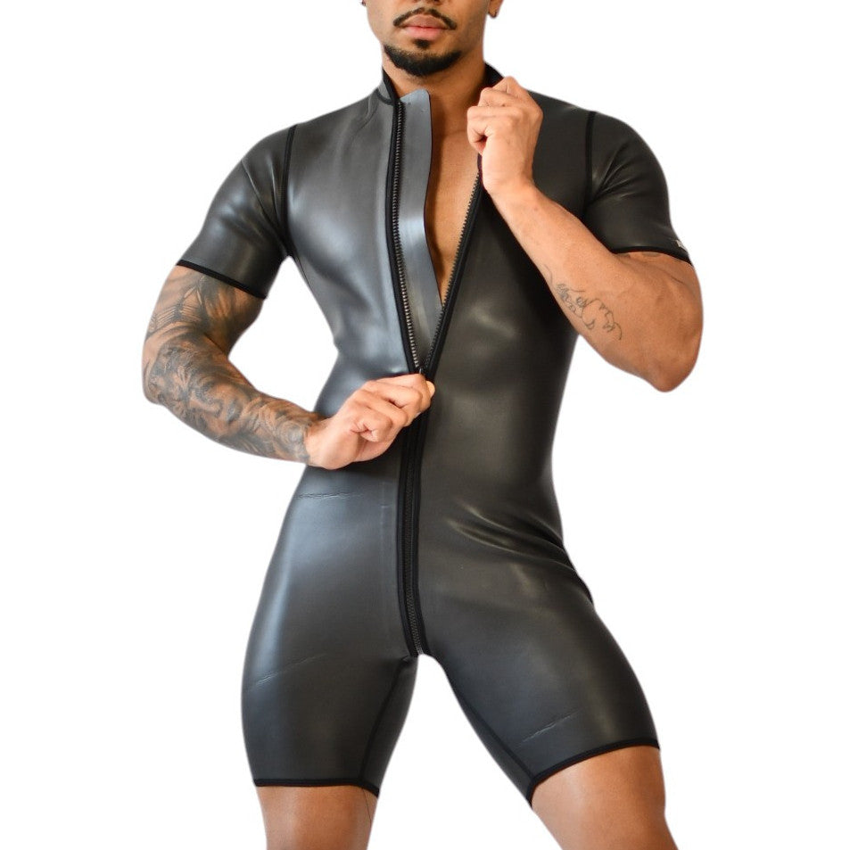 Combi-Short en néoprène Xrub Zip Avant/Arrière Noir