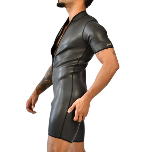 Combi-Short en néoprène Xrub Zip Avant/Arrière Noir