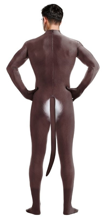 Combinaison Cosplay Âne Donkey Blanc-Marron