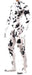 Combinaison Cosplay Chien Dalmatien Noir-Blanc