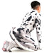Combinaison Cosplay Chien Dalmatien Noir-Blanc