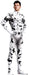 Combinaison Cosplay Chien Dalmatien Noir-Blanc