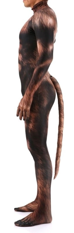 Combinaison Cosplay Loup-Garou Werewolf Marron