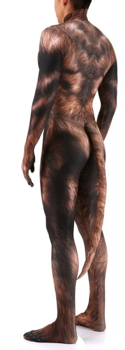 Combinaison Cosplay Loup-Garou Werewolf Marron