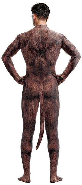 Combinaison Cosplay Loup-Garou Werewolf Marron