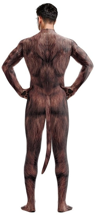 Combinaison Cosplay Loup-Garou Werewolf Marron