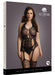 Combinaison Grande Taille LACE SUSPENDER - Noir