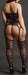 Combinaison Grande Taille LACE SUSPENDER - Noir