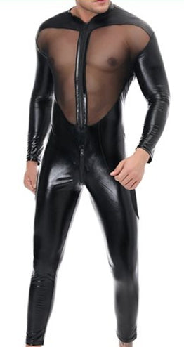 Combinaison intégrale Tulle et Fetish Noire