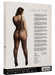 Combinaison motifs floraux Grande Taille Anabella - Noir