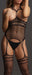 Combinaison ouverte Sheryl - Noir
