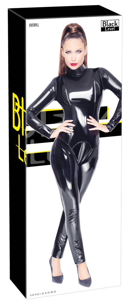 Combinaison Vinyl Overall Noire