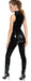 Combinaison Vinyl Overall Zip V Noire