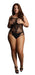 Body Grande Taille CONTRAST NET Noir