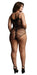 Body Grande Taille CONTRAST NET Noir