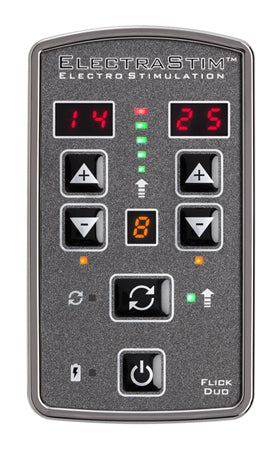 Contrôleur d'électrostimulation ElectraStim Flick Duo 25 intensités