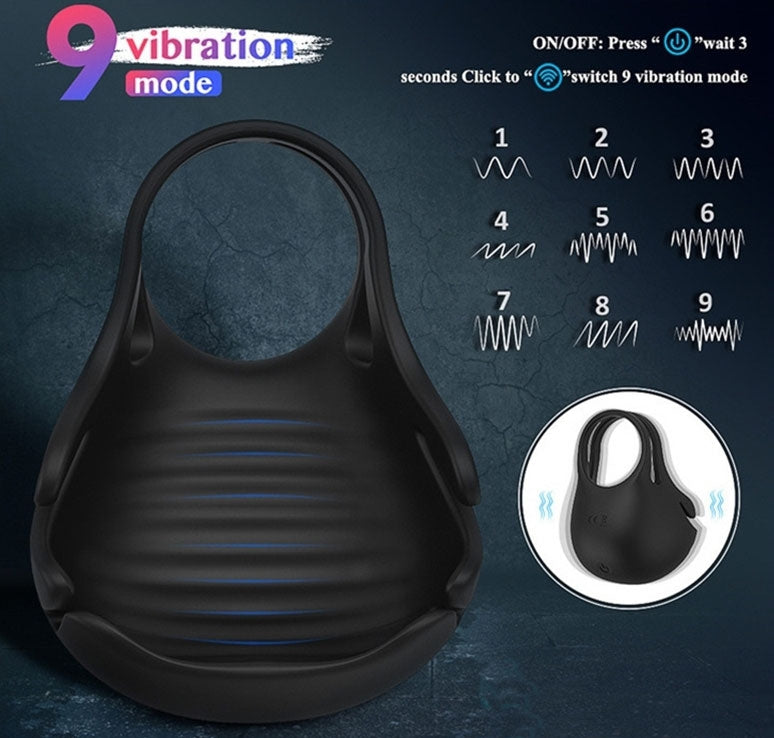 Coque vibrante pour testicules Nest 9 vibrations