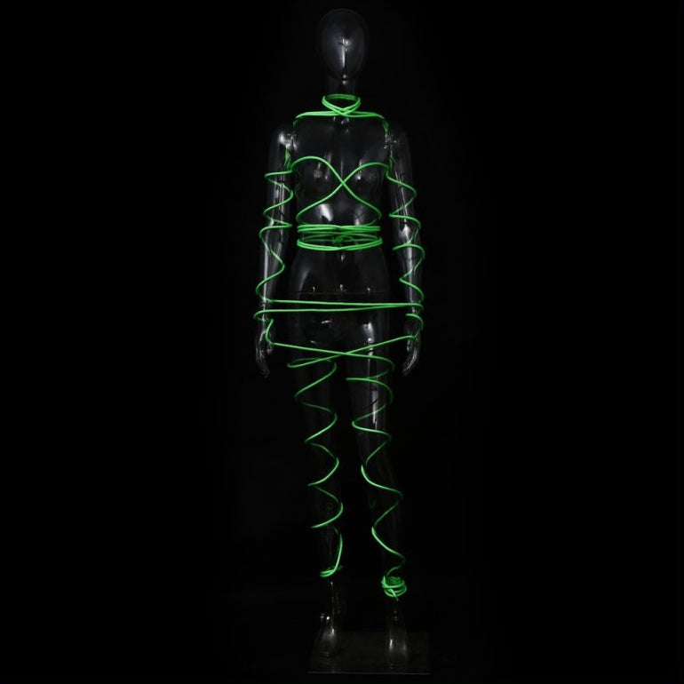 Corde de bondage Luminous 10M Verte