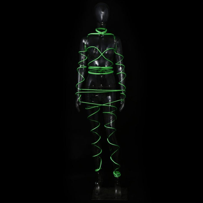 Corde de bondage Luminous 10M Verte