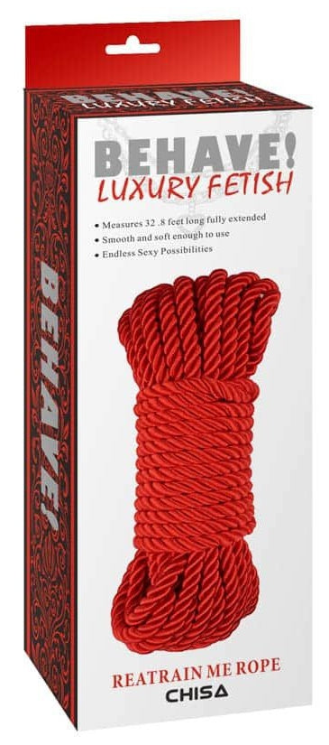 Corde de bondage Reatrain Me Rope 10M Rouge
