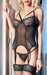 Corset Porte-Jarretelles Delizza Noir