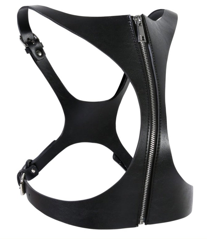 Corset SM Vinyle Noir