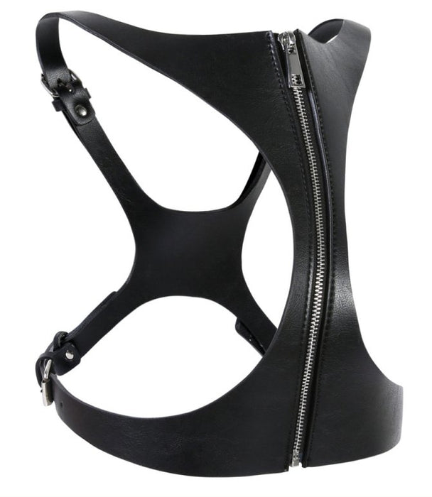 Corset SM Vinyle Noir
