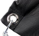 Coussin en cuir 23 x 32cm Chaînes Noir