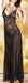 Robe longue Dentelle Armanda Noire