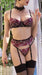 Ensemble Florissa 4 pièces Noir-Rose