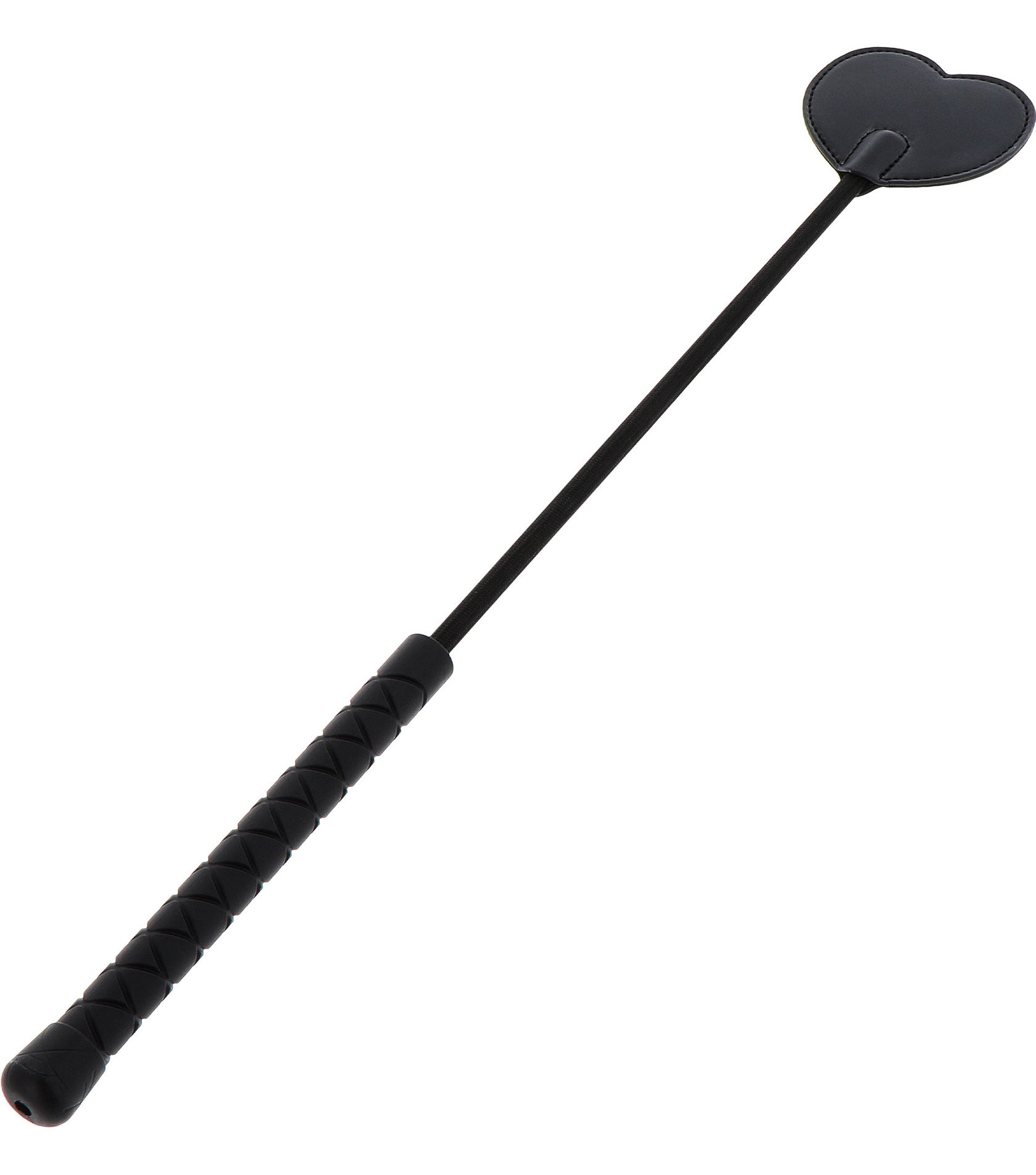 Cravache Black Heart 44cm Noir