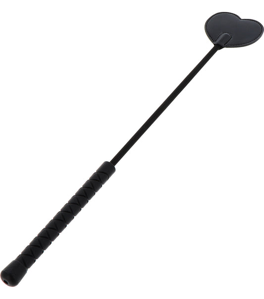 Cravache Black Heart 44cm Noir